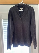 Men  s Large Dockers Sweater Grey