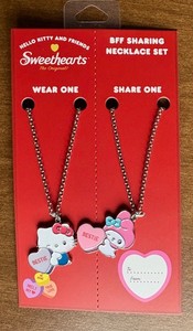 Hello Kitty & Friends Sweethearts BFF Sharing Necklace Set Bestie Wear Share One