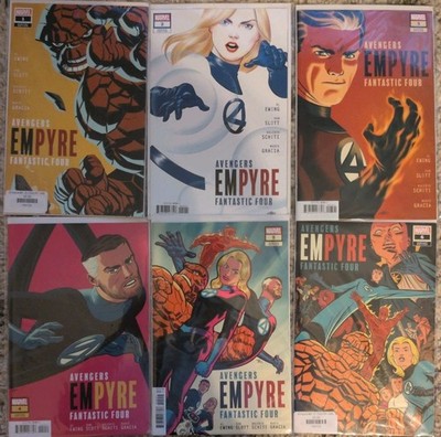 Marvel Avengers Fantastic Four Empyre 1-6 Cho Varients
