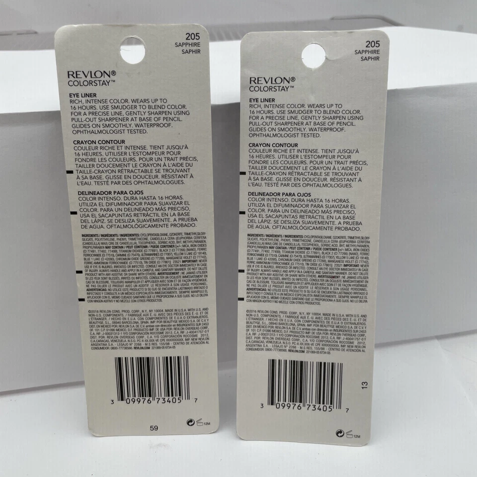 Revlon Colorstay 16 Hour Eye Liner with Pull Out Sharpener in 205 Sapphire Blue - Image 2 of 2