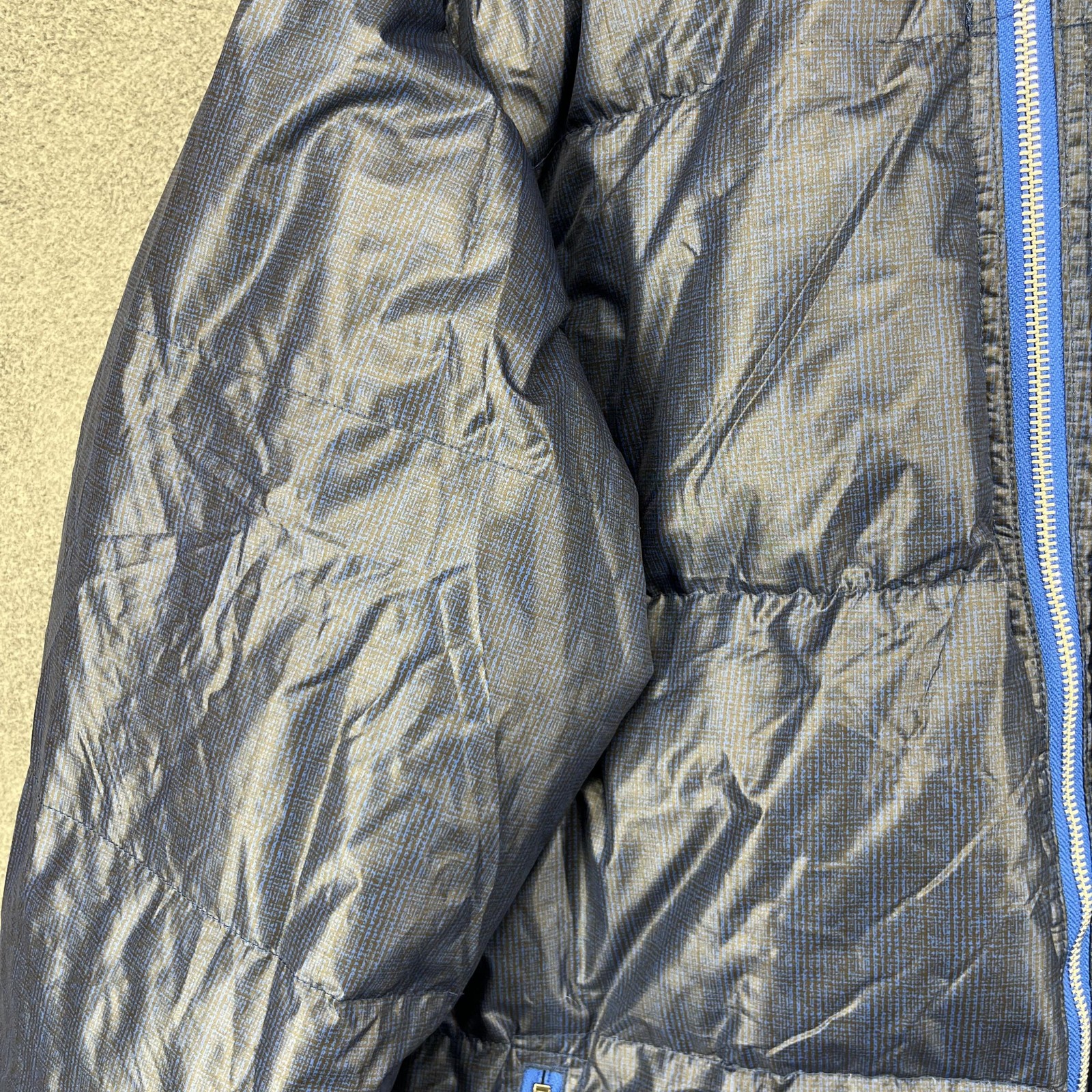 Bonfire Snowboarding Company Jacket Mens XL Blue Dakar Puffer Hooded Snowboard