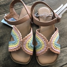 NEW W/TAG Cat  Jack RAINBOW Sandals Girls Size 11 Toddler NWT