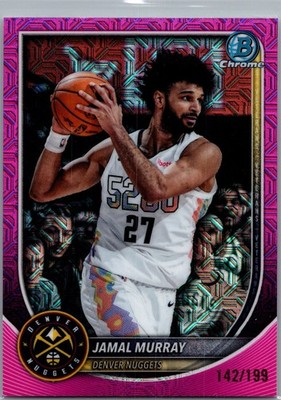 2025-26 Bowman #BCV-101 Jamal Murray Chrome Pink Mojo Refractor #/199