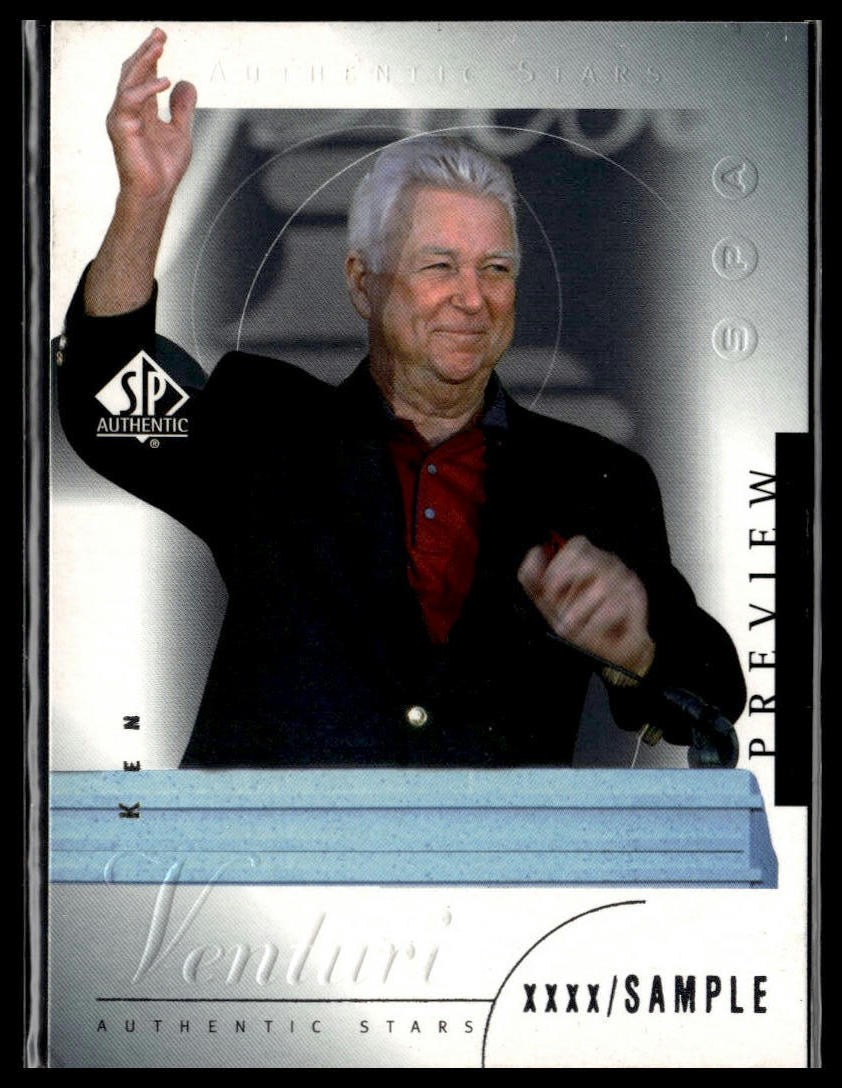 2001 Upper Deck #45 Ken Venturi SP Authentic Preview