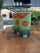 Lume Whole Body Deodorant 2-Pack, 72-hr Smooth Solid Stick, Fresh Alpine 2.6 oz