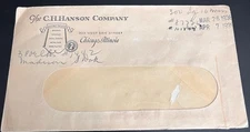 Vintage Envelope / Cover C.H. Hanson Company Chicago Illinois 1936 / 1939