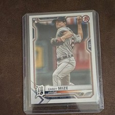 2021 Bowman 1991 Insert Casey Mize Rookie #91B-CM Detroit Tigers Card