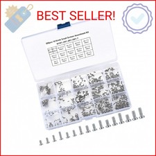 woshilaoDS 800Pcs Tiny Screws for Electronics, Micro Small Pan Head Machine Scre