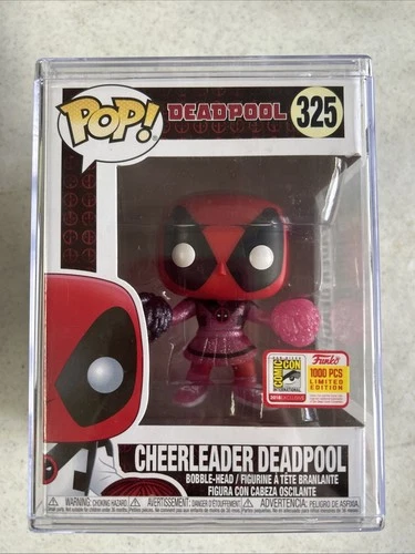 Funko Pop! Vinyl: Deadpool Cheerleader SDCC 2018 1000pcs In Popshield Armor