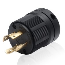 STARELO Locking NEMA L14-30P Generator Extension Cord End Male Plug 30A 125/250V