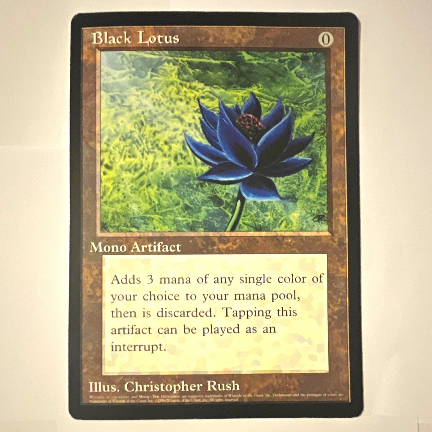 Magic: The Gathering Black Lotus Oversized Promo Colorless EN Regular Scrye