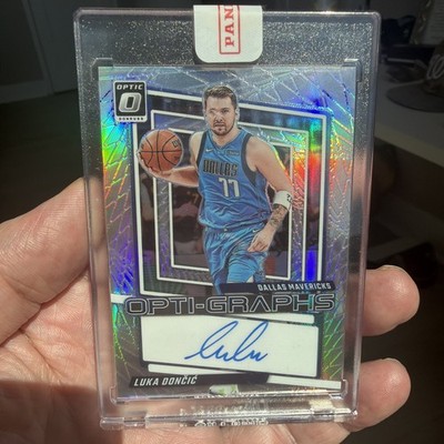 2023-24 Panini Donruss Optic Luka Doncic Opti Graphs Holo Auto   PERFECT AUTO