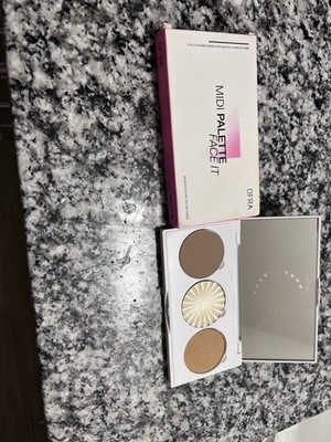 OFRA Midi Palette Face It Light Bronzer Contour Highlighter 3 Shades Cruelty-Fr 