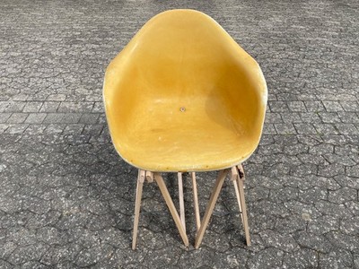Eames Sitzschale Fiberglas Hermann Miller Vitra 4 Stück guter Zustand