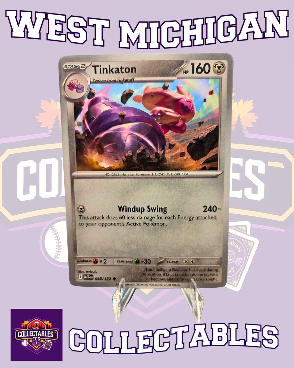 pokemon cards near me within 1 mi Tinkaton 098/132 ME01: Mega Evolution Regular NM Pokemon TCG Near Mint