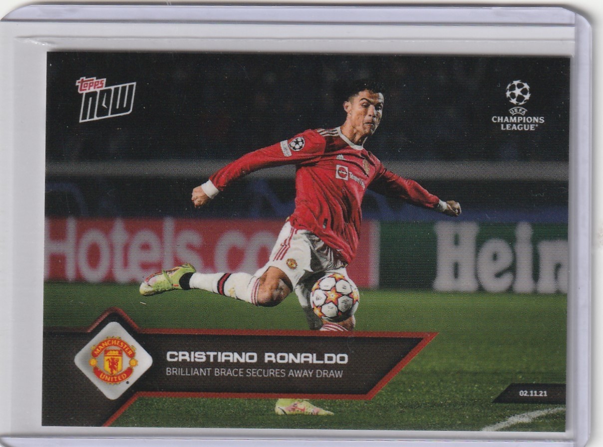 2021 Topps Now #61 Cristiano Ronaldo Manchester United
