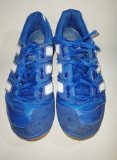 Adidas Blue Indoor Court Handball Squash Trainers Stabil S7 Gum Sole UK Size 9.5