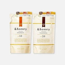 &-honey Deep Moist Shampoo and Treatment Refill Only (Set of 2) 350m Each