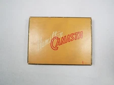 Vintage 50's Hamilton Canasta Sealed 2 Pack Playing Cards Flower Design