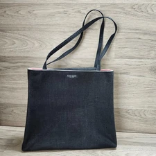 KATE SPADE Black Satin Satchel Handbag