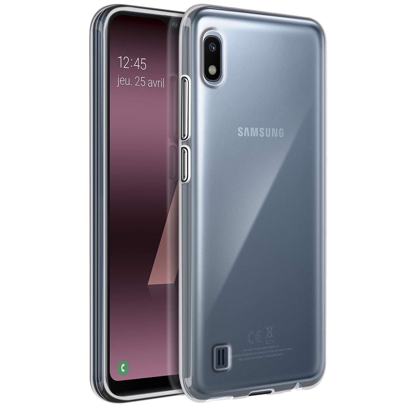 Coque silicone pour Galaxy A10 transparente, idéale pour vos photos au quotidien