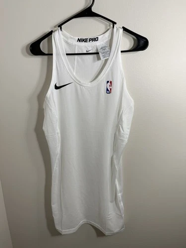Nike Pro NBA Player Issued Hypercool Tank Top  Men Size Medium Tall 880804-100 - product listing photo