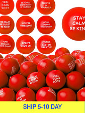 100PCS Motivational Stress Balls for Adults and Kids - Stress Balls Bulk Soft Sp