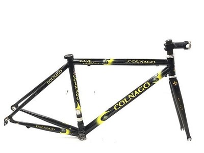 COLNAGO Dream Lux Aluminum Frameset Black/Yellow Size 50 Free
