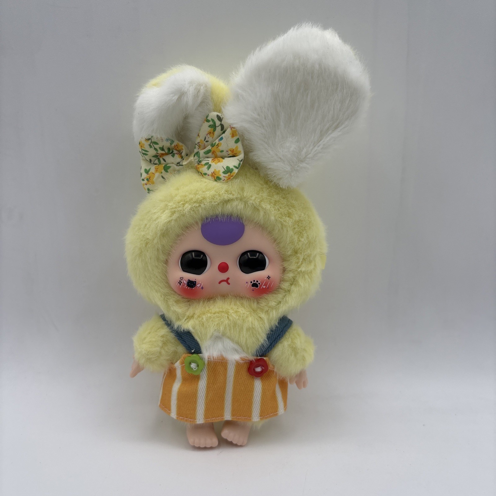 Baby Three Macaron Cute Bunny plush - Confirmed -  Yellow Rabbit