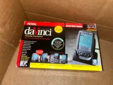 Royal Davinci Palm Size Organizer PDA Pocket PC Folding  No Keyboard  Vtg Y2K 