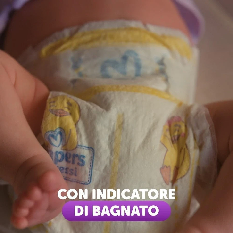 Pampers Progressi Newborn, 168 Pannolini, Taglia 1 (2-5 Kg) - Immagine 3 di 4