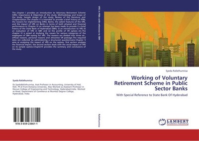 Syeda Rafathunnisa | Working of Voluntary Retirement Scheme in Public Sector...