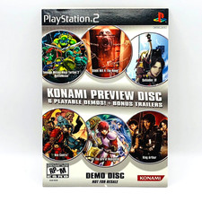 Konami Preview Disc 2004 - 6 Playable Demos Sony Playstation 2 NTSC PS2