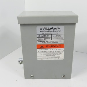 PhazPak PR-1/2 Solid State Phase Converter 1/2HP 230V 1PH / 3PH