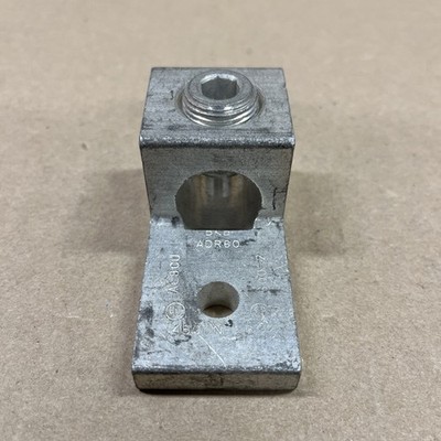 BKB ADR60 D1027 TA-600 Aluminum Terminal Lug 2-600KCMIL AL9CU 3/8'' HEX ILSCO