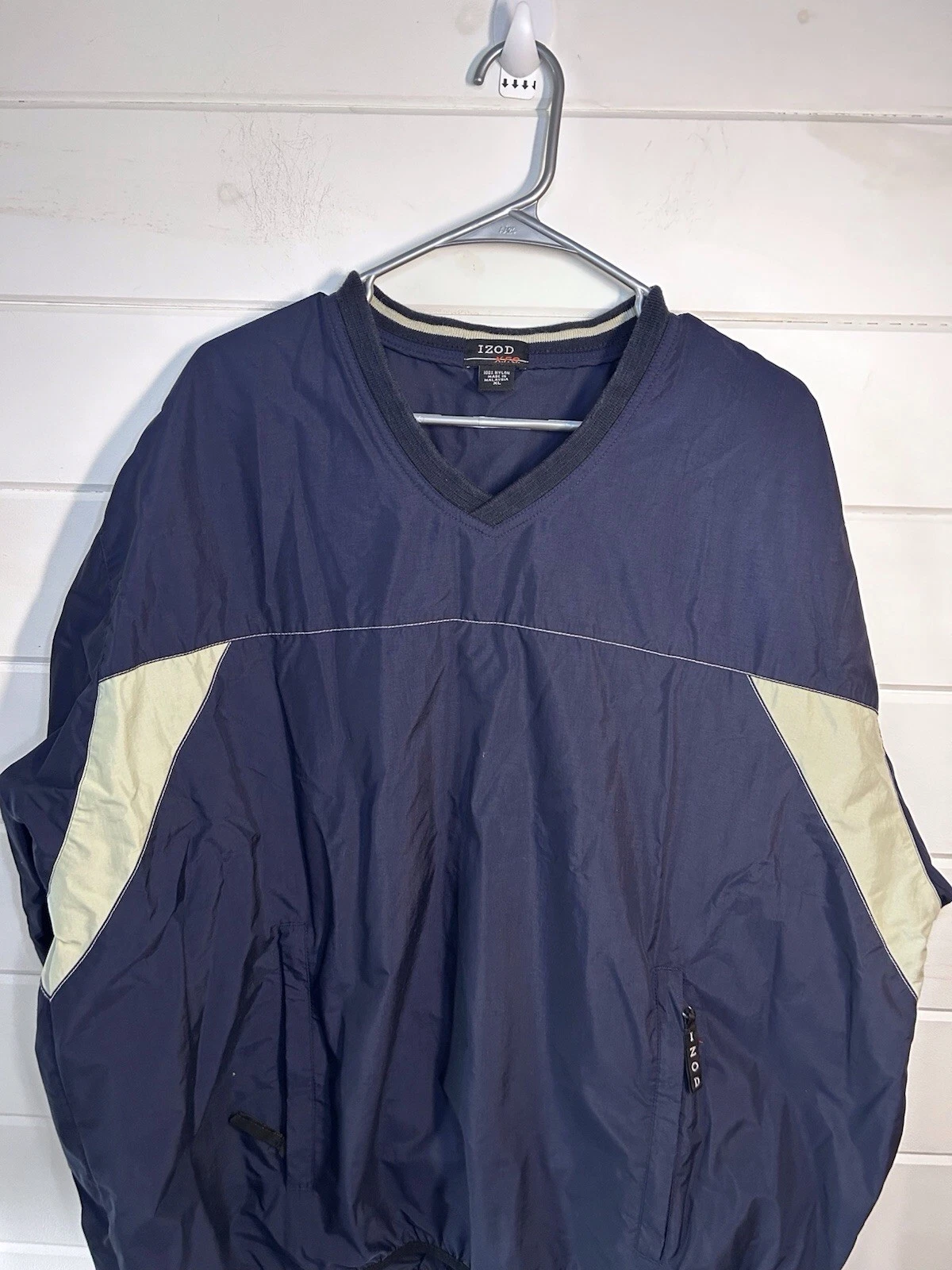 Men’s Vintage Izod XFG Nylon Golf Windbreaker Y2K 1990’s