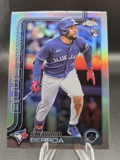 2025 Topps Chrome Steward Berroa Refractor Toronto Blue Jays #163
