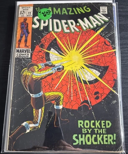 Amazing Spider-Man 72 1969 Marvel Comics VG 4.0 2nd App Of Shocker Gwen Stacy