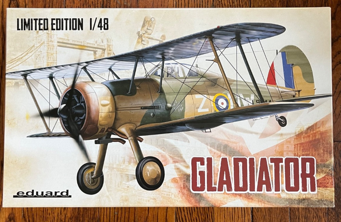 1/48 Eduard Gladiator Limited Edition SEALED Very Rare Bipla