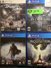 Lot Of 3 PlayStation 4 Games and 1 PS5 Fantasy /Adventure Tested Working