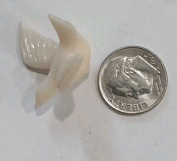  16 Vintage WEDDING Bride Groom CAKE TOPPERS Hard Plastic, doves - image 2 of 4