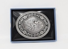 Nocona Rope Edge Bull Rider Belt Buckle