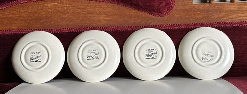 Vintage Metlox Poppytail Del Rey Coffee Cups & Saucers Atomic MCM - Picture 5 of 9