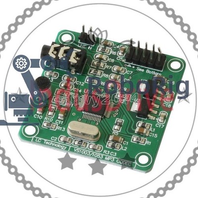 VS1053 MP3 Module Development Board w/ On-Board Recording Function SPI Interface