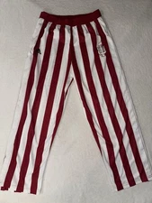 Adidas Indiana University Hoosiers Red/White Stripe Tear Away Snap Pants Youth L