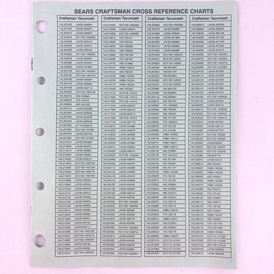 #ad 1998 Tecumseh Craftsman Number Cross Reference Manual Vintage Original $9.99