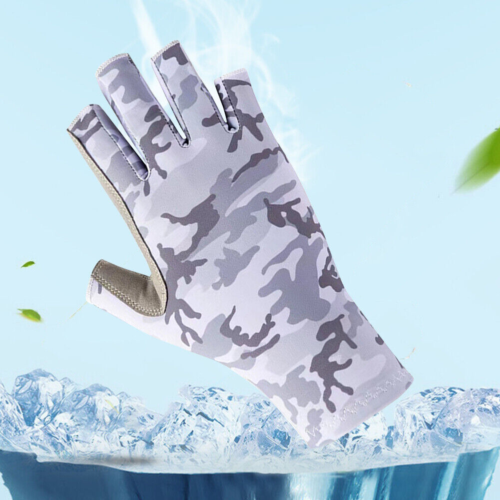 Non-slip Fishing Sun Gloves Half Finger Fitness Gloves Sports Training  Equipment