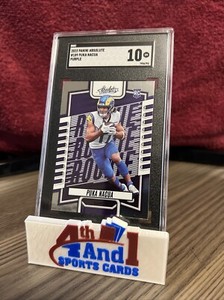 2023 Panini Absolute - Rookies Purple #189 Puka Nacua (RC) - SGC 10 POP 1! RARE!