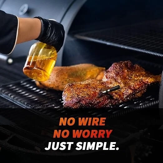 Meat Thermometer Digital Wireless, 800FT Long Range Remote Monitoring mobile app