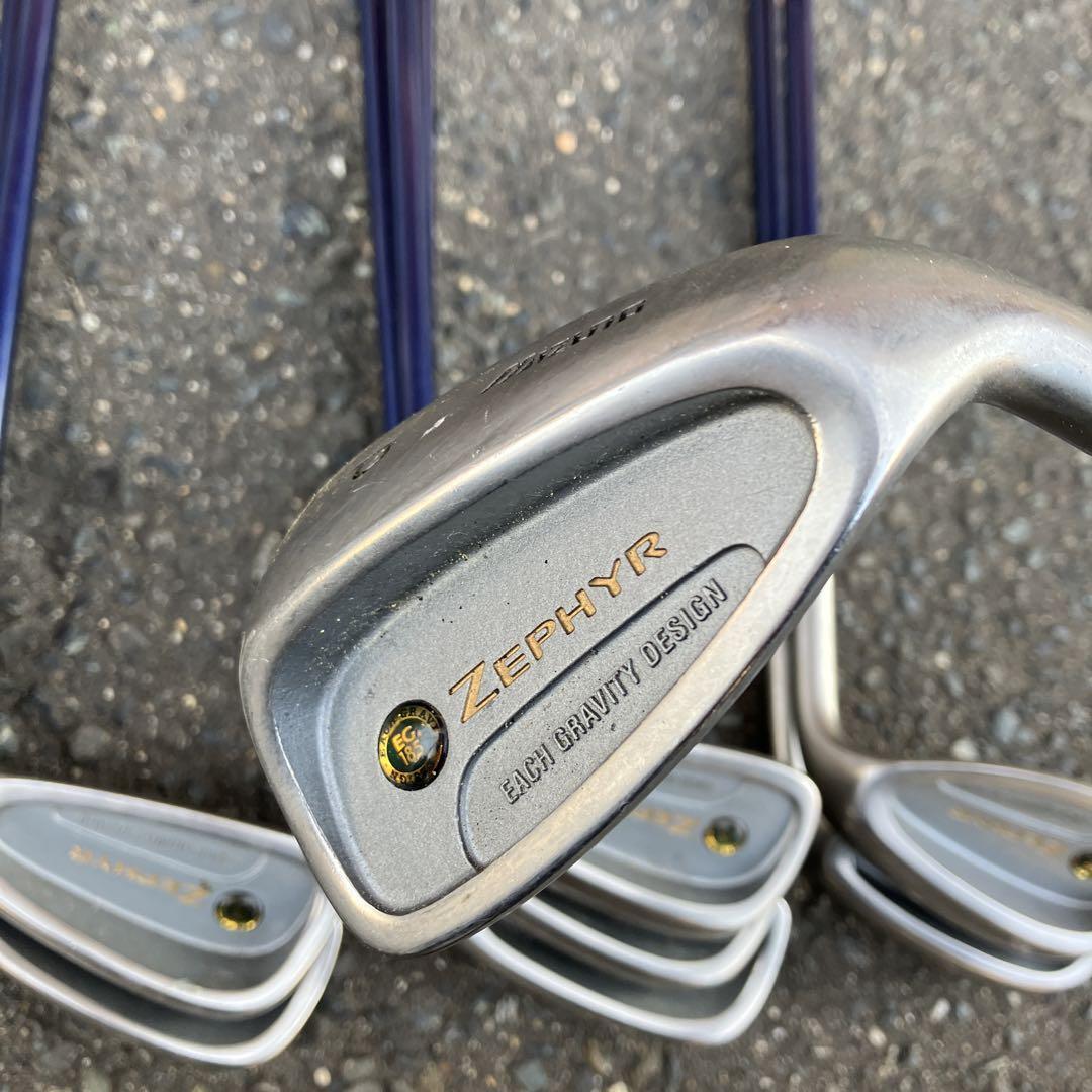 英7” Svein Finjarn Topsy 6084219 MERCURY /00080 MIZUNO Iron ZEPHYR Flex 7 10 Piece Set 3.4.5.6.7.8.9.S.F.P